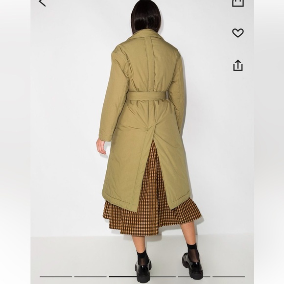 Rejina Pyo Agnes Single Breasted Padded Trench Coat - Picture 4 of 4